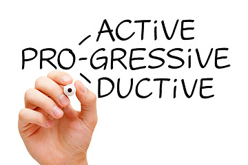 Image showing Proactive Progressive Productive