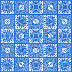 Image showing Background with abstract blue pattern