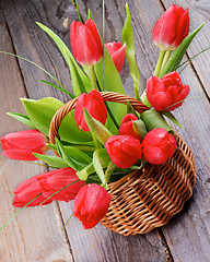 Image showing Spring Tulips