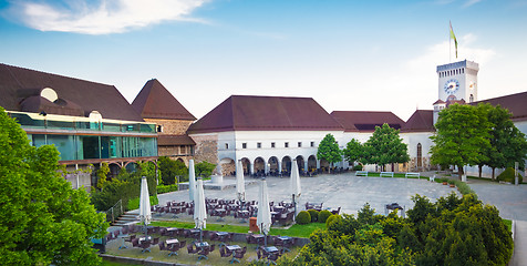 Image showing Ljubljana castle, Slovenia, Europe.