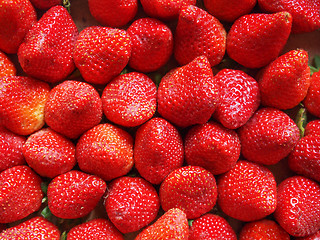 Image showing Strawberries fruits