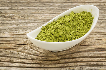 Image showing moringa leaf powder