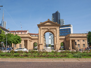 Image showing Porta Nuova in Milan