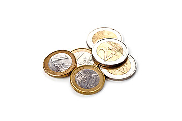 Image showing Euro coins 