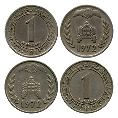 Image showing one dinar, Algeria, 1971