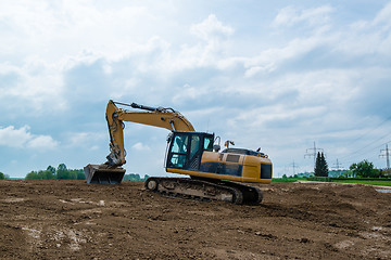 Image showing Big excavator