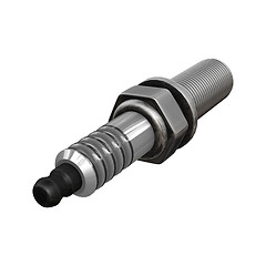 Image showing Spark Plug on White