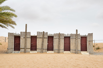 Image showing Toilet Desert Wahiba Oman