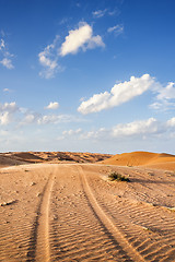 Image showing Desert Wahiba Oman