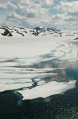 Image showing Melting ice sheet