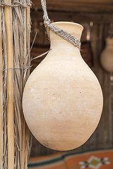 Image showing Hanging clay pot