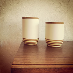 Image showing Ceramic vases decor