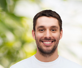 Image showing portrait of smiling young handsome man