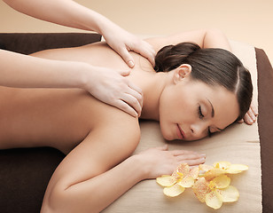 Image showing asian woman in spa