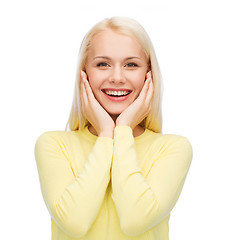 Image showing happy young woman