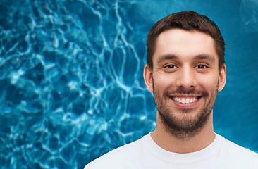 Image showing portrait of smiling young handsome man