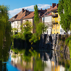 Image showing Medieval Ljubljana, capital of Slovenia, Europe.