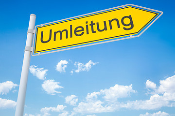 Image showing german road sign