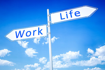 Image showing work - life