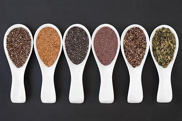 Image showing Seeds in Scoops