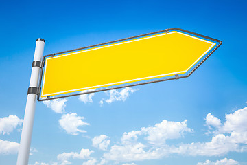 Image showing road sign arrow