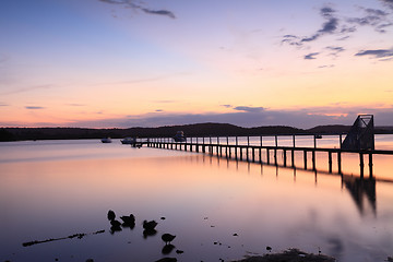 Image showing Sundown tranquility