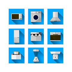 Image showing Icons for home equipment