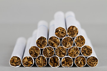 Image showing Close-up of cigarettes