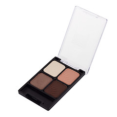 Image showing Eye shadows on white background