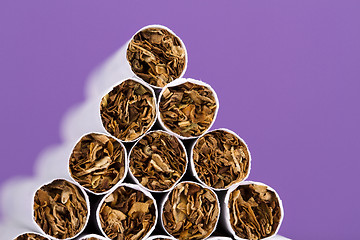 Image showing Close-up of cigarettes