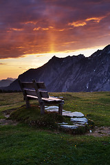 Image showing Romantic view of the Austrian Alps, Salzburger Land, Austria