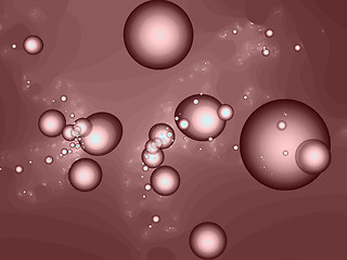 Image showing Green Soda Bubbles