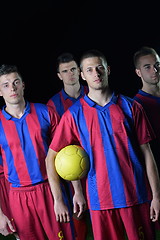 Image showing soccer players team