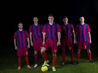 Image showing soccer players team