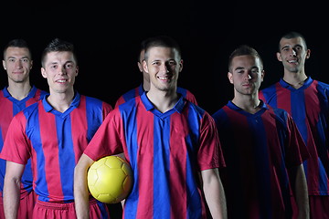 Image showing soccer players team