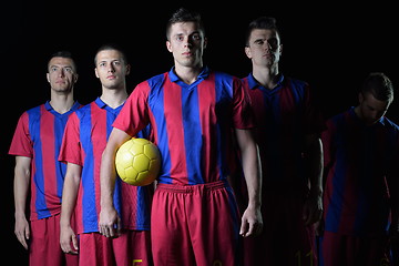 Image showing soccer players team