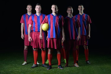 Image showing soccer players team