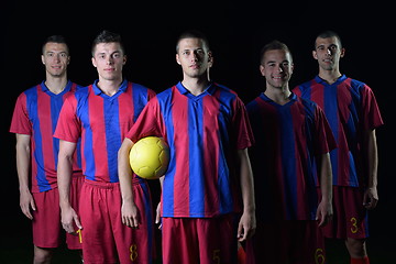 Image showing soccer players team