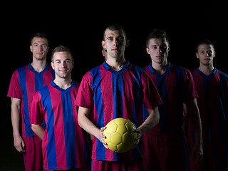 Image showing soccer players team