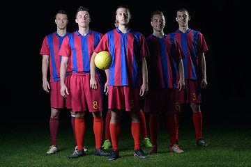 Image showing soccer players team