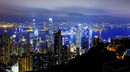 Image showing hongkong night