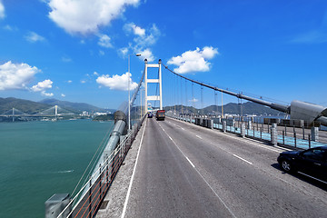 Image showing asphalt road in Hongkong