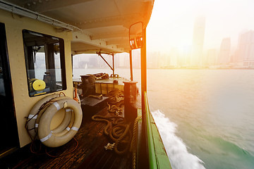 Image showing Hong Kong harbour