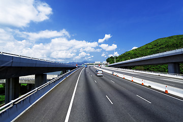 Image showing asphalt road in Hongkong