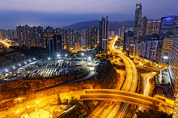 Image showing traffic in Hong Kong