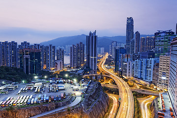 Image showing traffic in Hong Kong