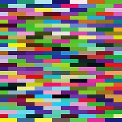 Image showing multicolored bricks background