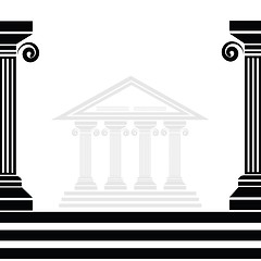 Image showing greek columns