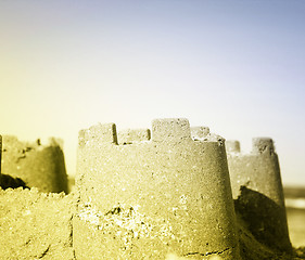 Image showing Sand castle