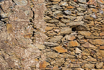 Image showing Pattern of Old Stone Wall Surface